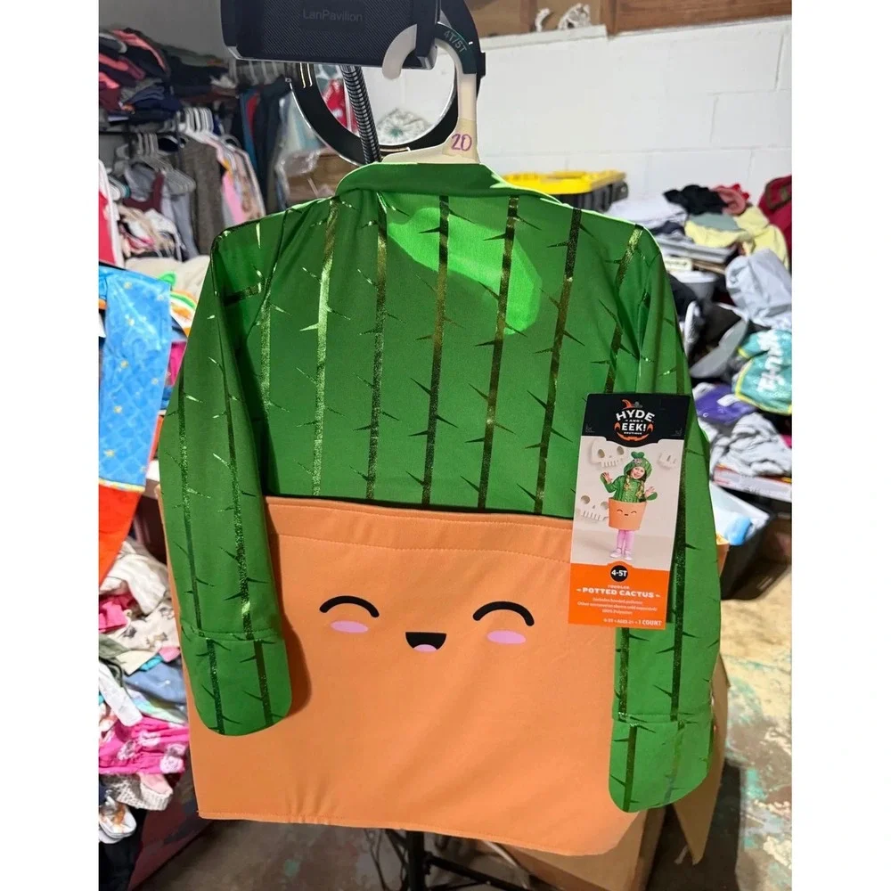 4T / 5T potted cactus costume